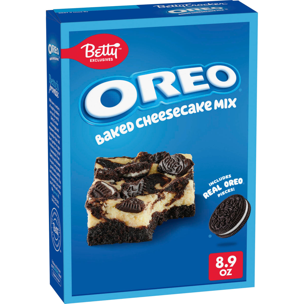 Betty Crocker OREO Baked Cheesecake Base ready to bake for crowds.