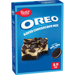 Betty Crocker OREO Baked Cheesecake Base ready to bake for crowds.