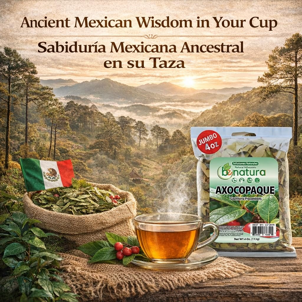 B-Experts Axocopaque loose-leaf tea in a pouch highlights sustainable, farm-grown Mexican botanicals