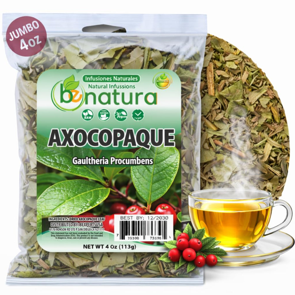 B-Experts Axocopaque tea leaves from Mexico provide caffeine-free calm for a soothing ritual