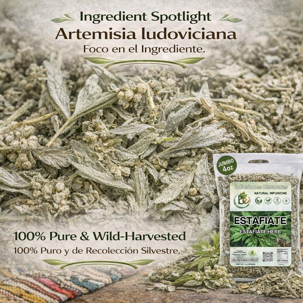 Estafiate tea is vegan and non-GMO, suitable for plant-based routines