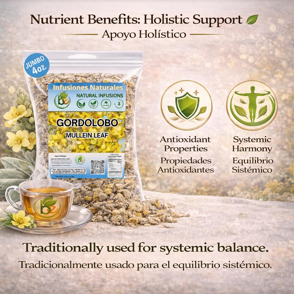 B-Experts Gordolobo tea pantry display highlights traditional Mexican herbal option