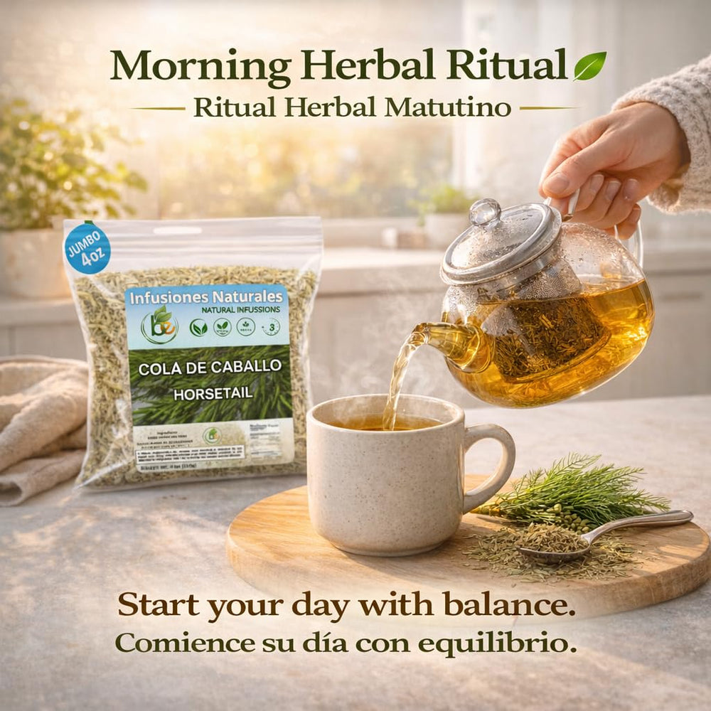 B-Experts Horsetail Tea canister for daily hydration with a clean-label feel.