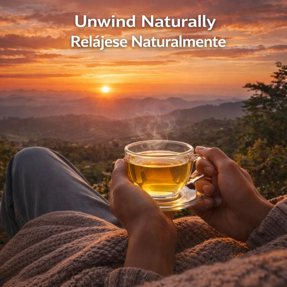 BEXPERTSUSA Hot damiana tea poured into a cup, inviting relaxation.