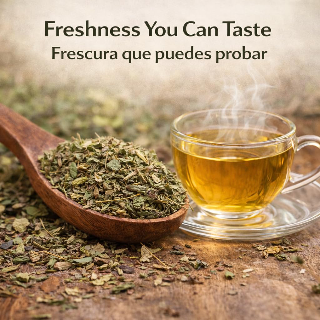 BEXPERTSUSA Iced damiana tea served in glass, refreshing caffeine-free option.