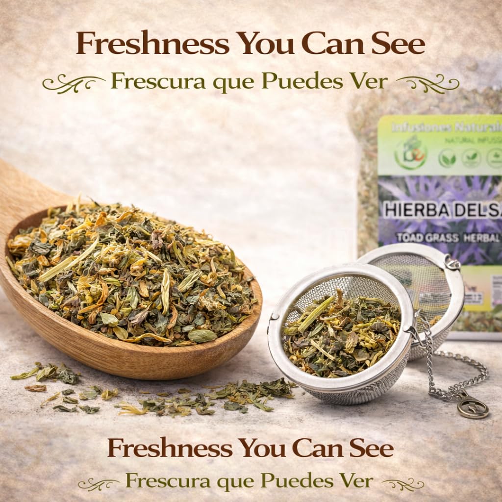 B-Experts resealable pouch keeps Hierba del Sapo fresh and fragrant
