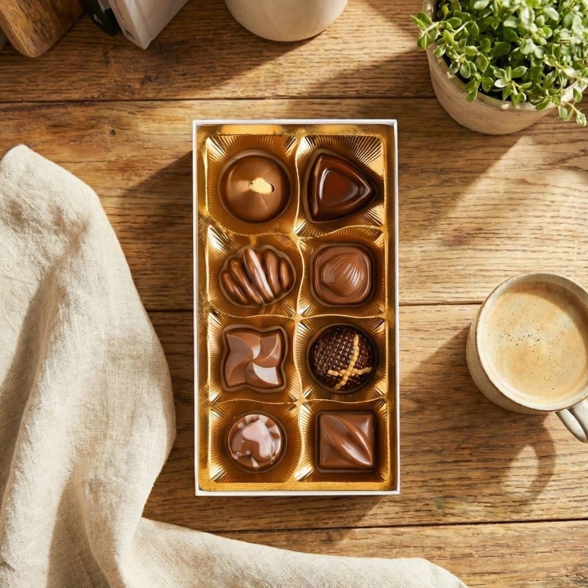 Beyoglu Dubaco milk chocolate shell delivers smooth bite.