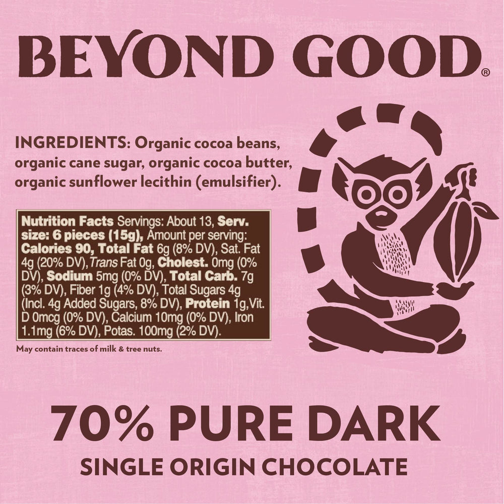 Beyond Good Madagascar melts close-up, great for melting into recipes