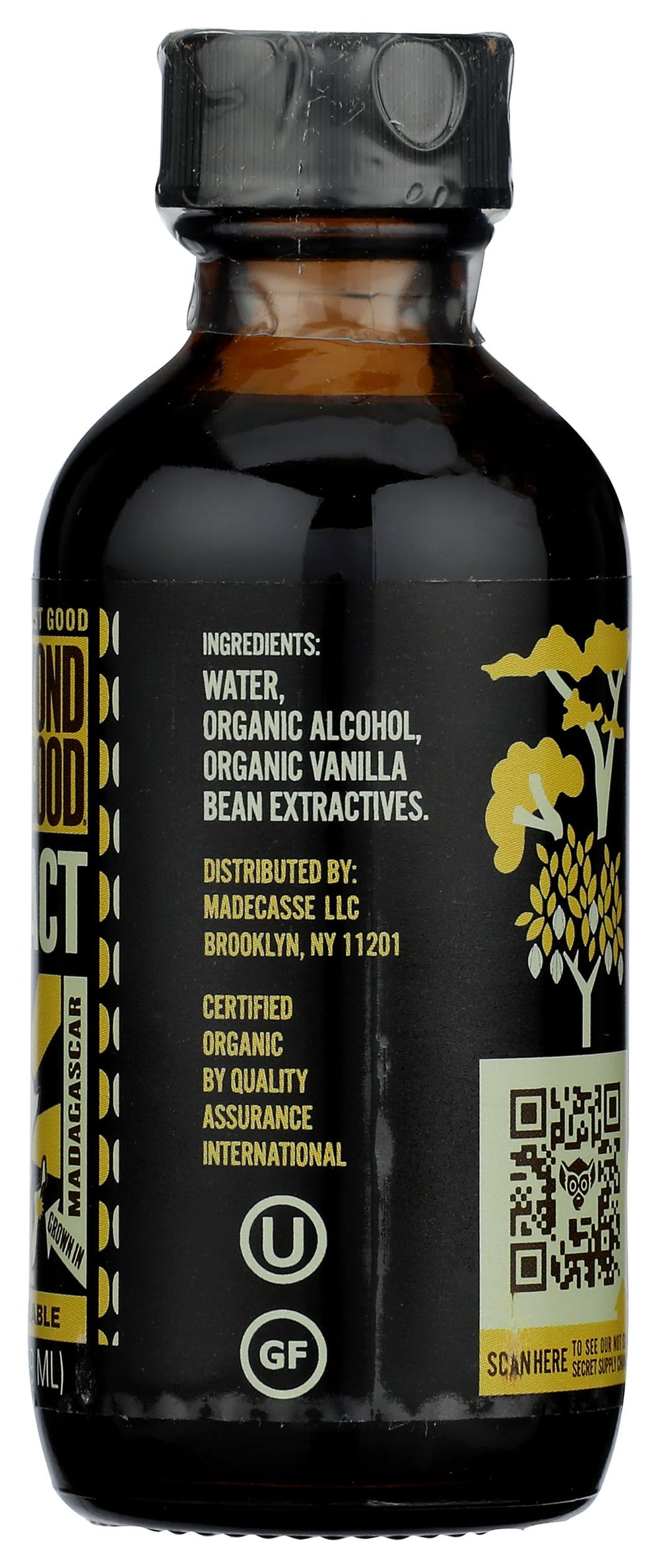 Beyond Good vanilla extract stored in amber glass preserves quality and aroma