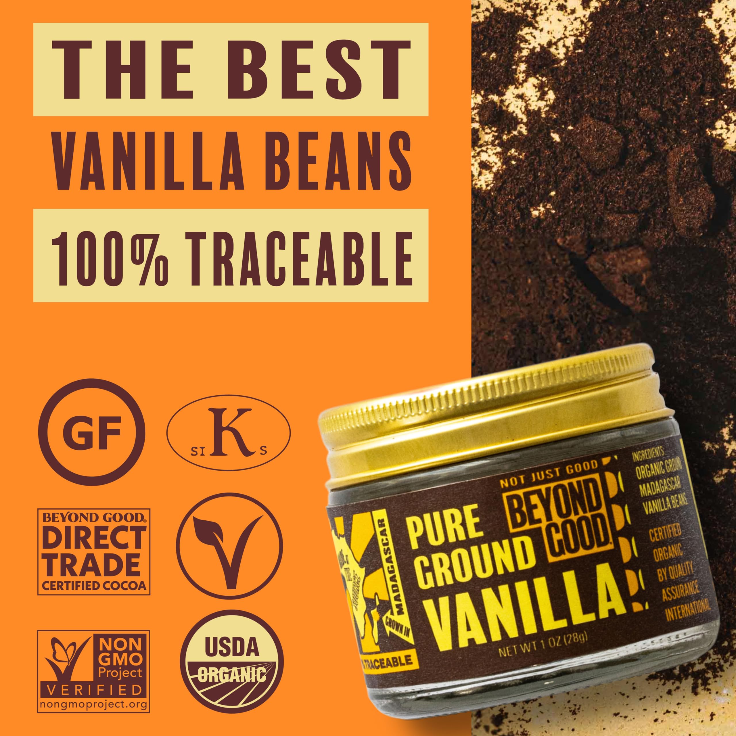 Beyond Good vanilla powder used in baked goods and savory rubs