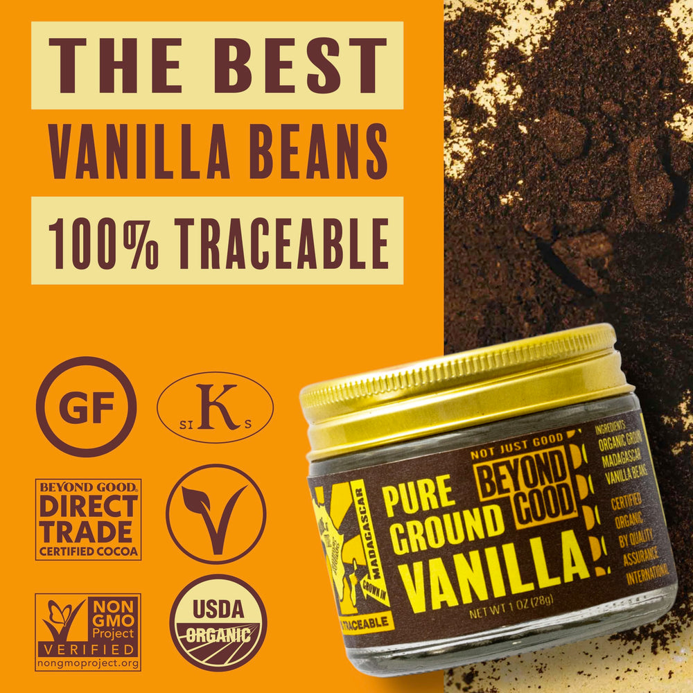 Beyond Good vanilla powder used in baked goods and savory rubs