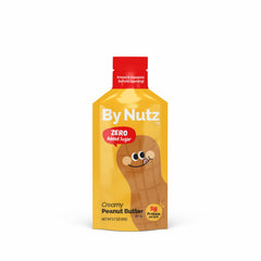 Beyond Nature By Nutz no-added-sugar peanut butter pack front for diabetes-friendly snacking.