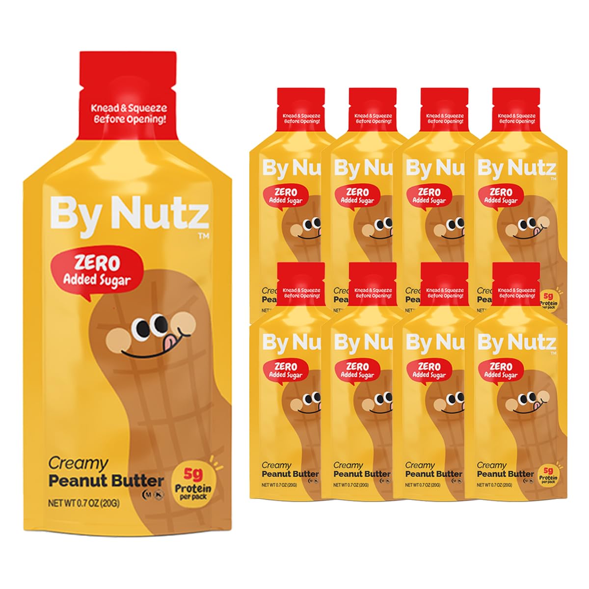 Beyond Nature By Nutz non-GMO ingredients label highlights clean composition.