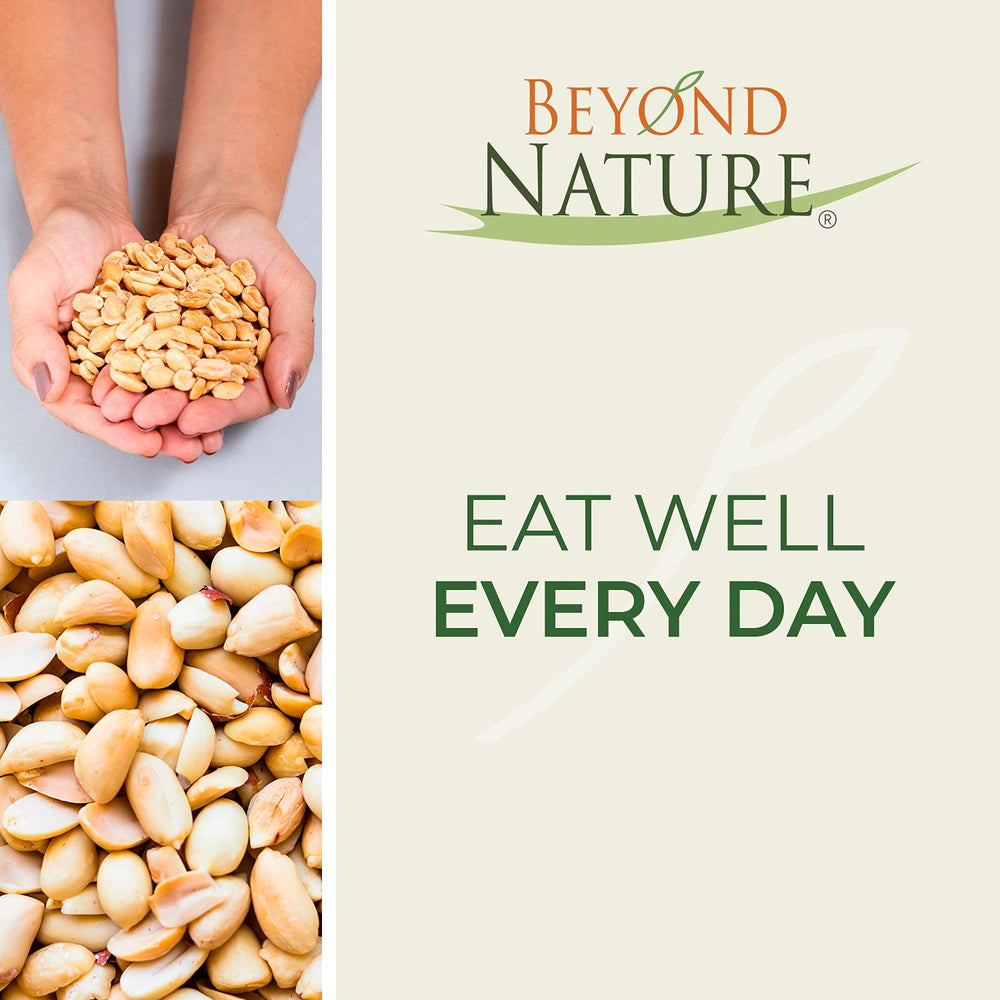 Beyond Nature peanuts used as topping on salad or yogurt