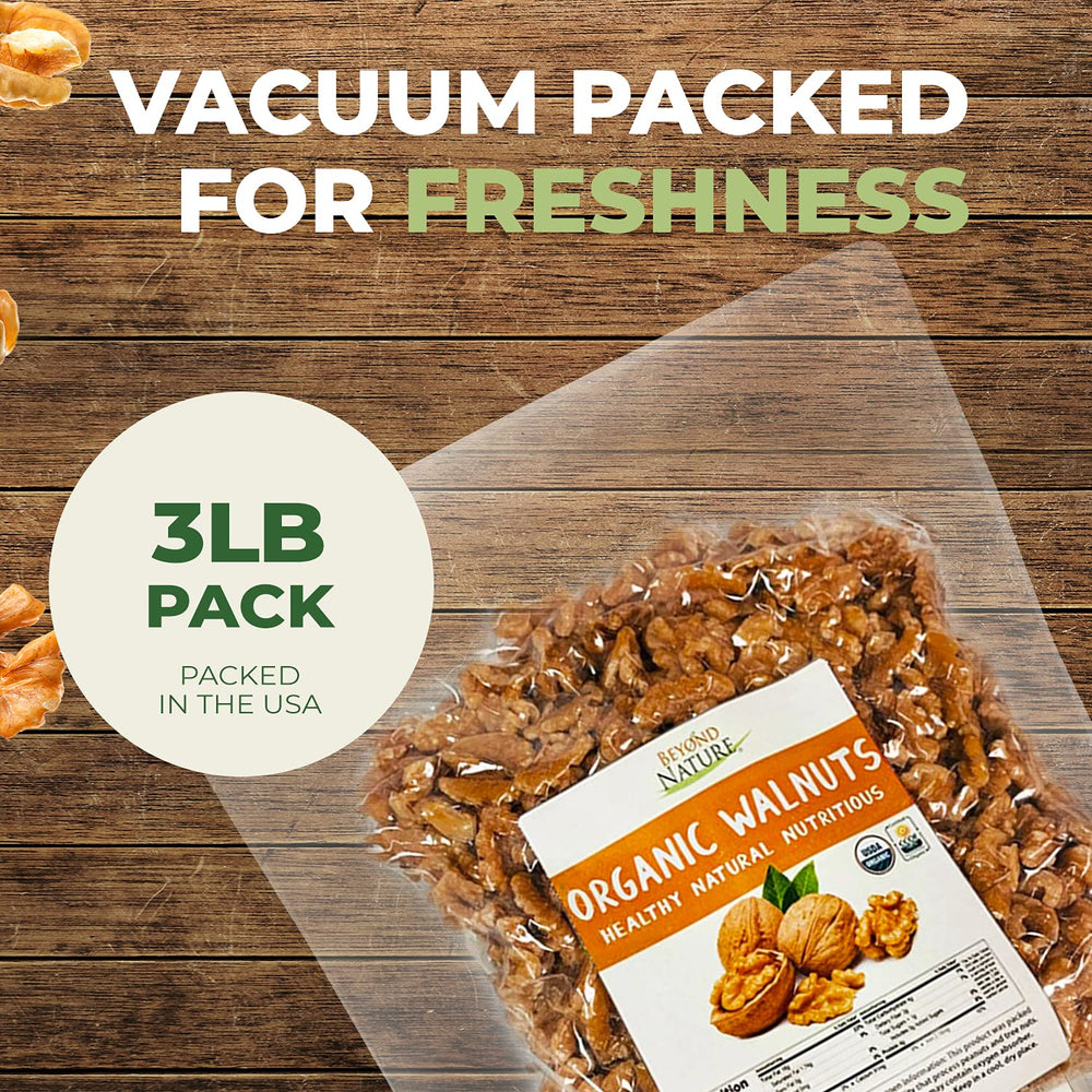 Beyond Nature walnuts used as a versatile baking ingredient