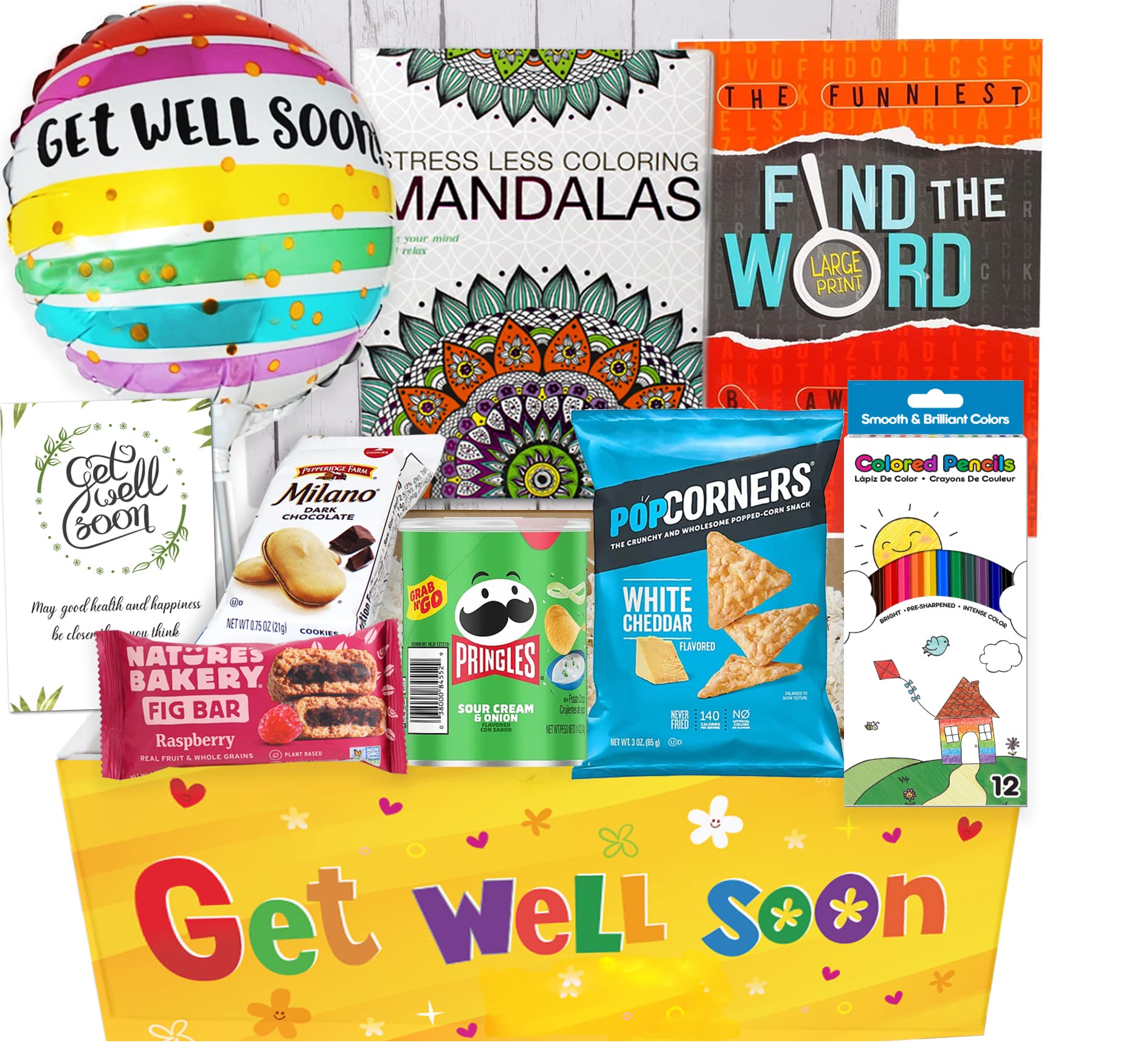 Beyond The Box get-well gift balloon brightens recovery moments for home or hospital.