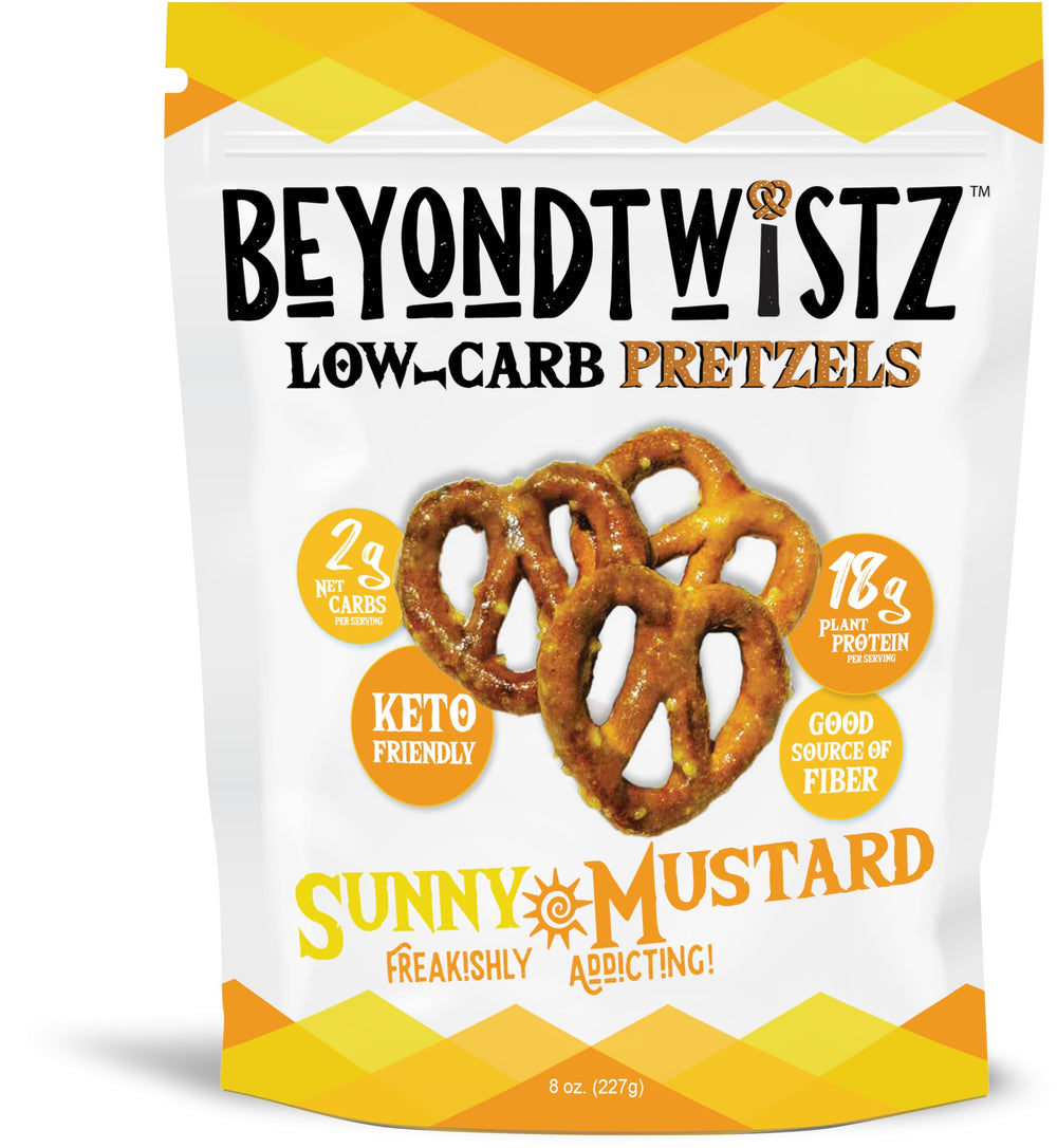 Keto-friendly nutrition label on BeyondTwistz packaging