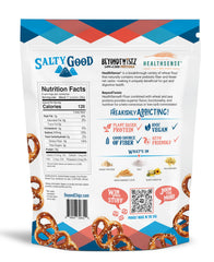 BeyondTwistz pretzels close-up showing crisp texture and salted crunch.