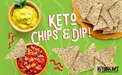 BeyondChipz with salsa demonstrates perfect dipping pair for savory flavor.