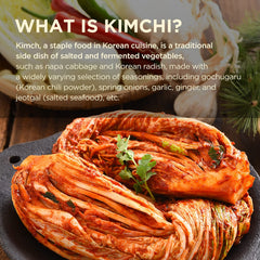 Beyond Earth kimchi contains probiotics and minerals for a balanced pantry option.