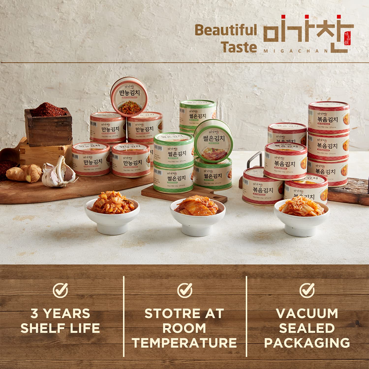 Beyond Earth kimchi multi-purpose can boost any recipe with vibrant, spicy flavor.
