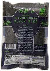 Bgreen Organic Black Rice raw grains displaying rich color and texture