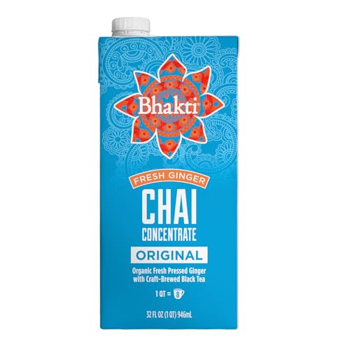 Bhakti Chai Original 32oz carton two-pack packaging.