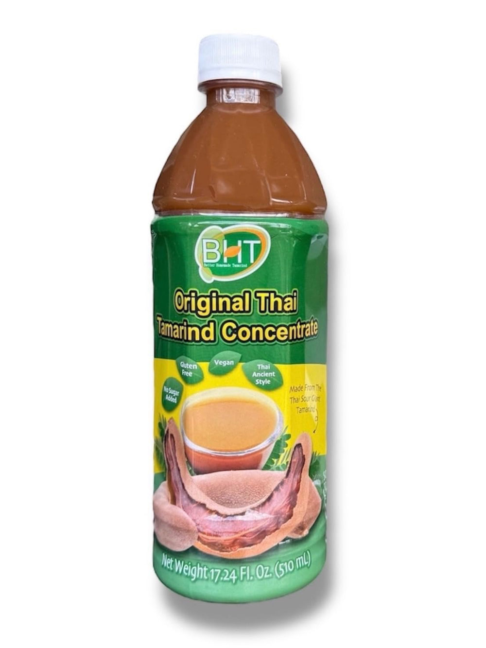 BHT tamarind concentrate pour bottle highlights authentic Thai flavor for sauces