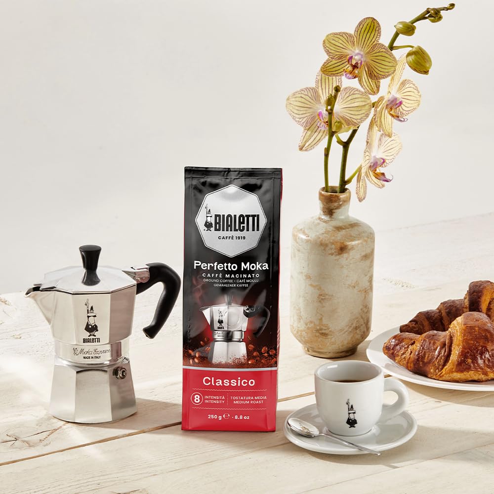 Bialetti Classico medium roast batch reveals balanced notes.