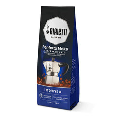 Bialetti Perfetto Moka ground coffee 250 g opens with rich aroma for a bold moka.