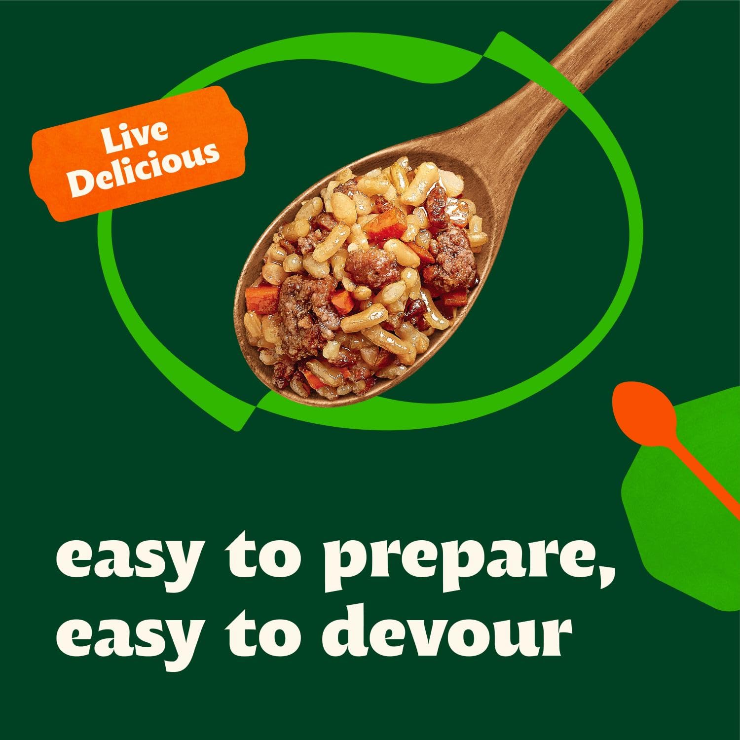 Bibigo Korean BBQ Flavor Fried Rice plated as a quick dinner option