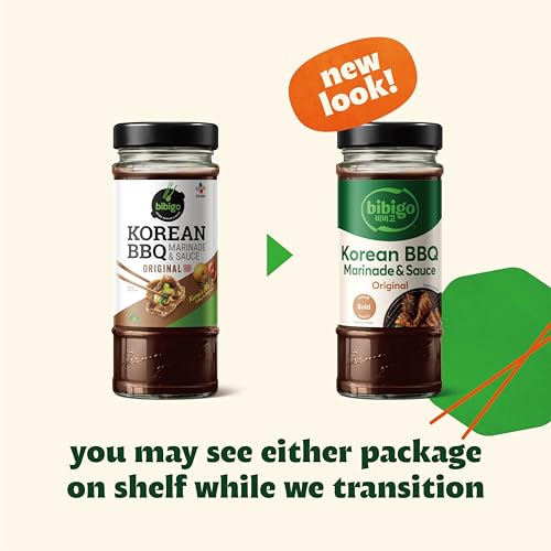 Bibigo Original Korean BBQ Sauce poured over a meal showcases bold flavor.