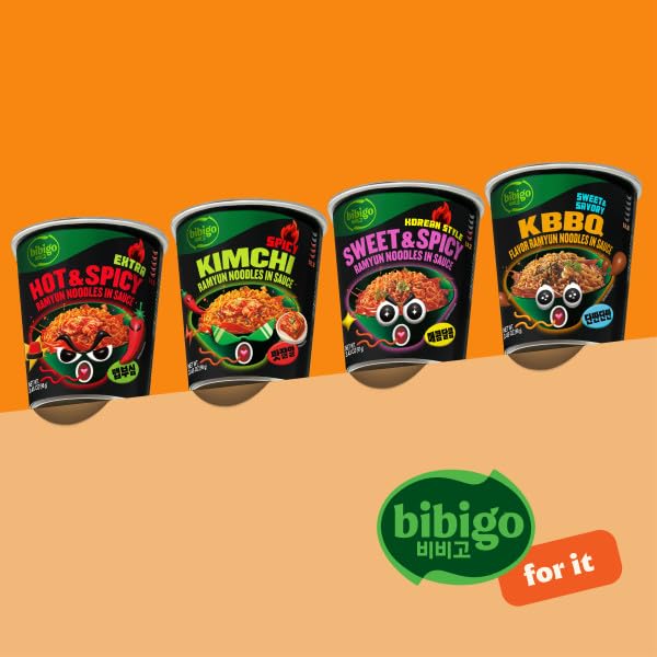 Bibigo Ramyun Korean BBQ sauce offers sweet and savory notes.