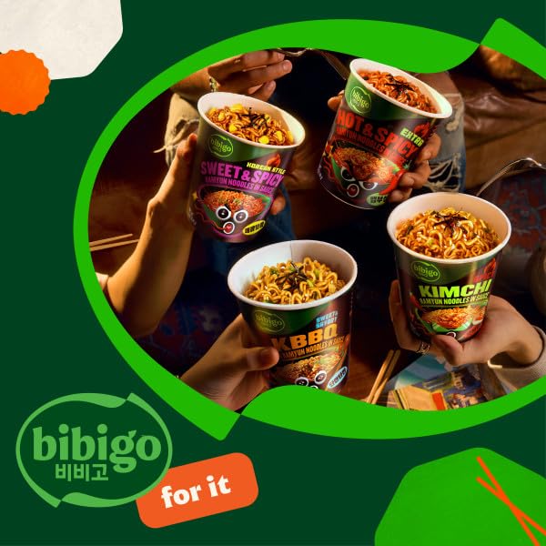 Bibigo Ramyun office lunch setup showcases fast, flavorful break