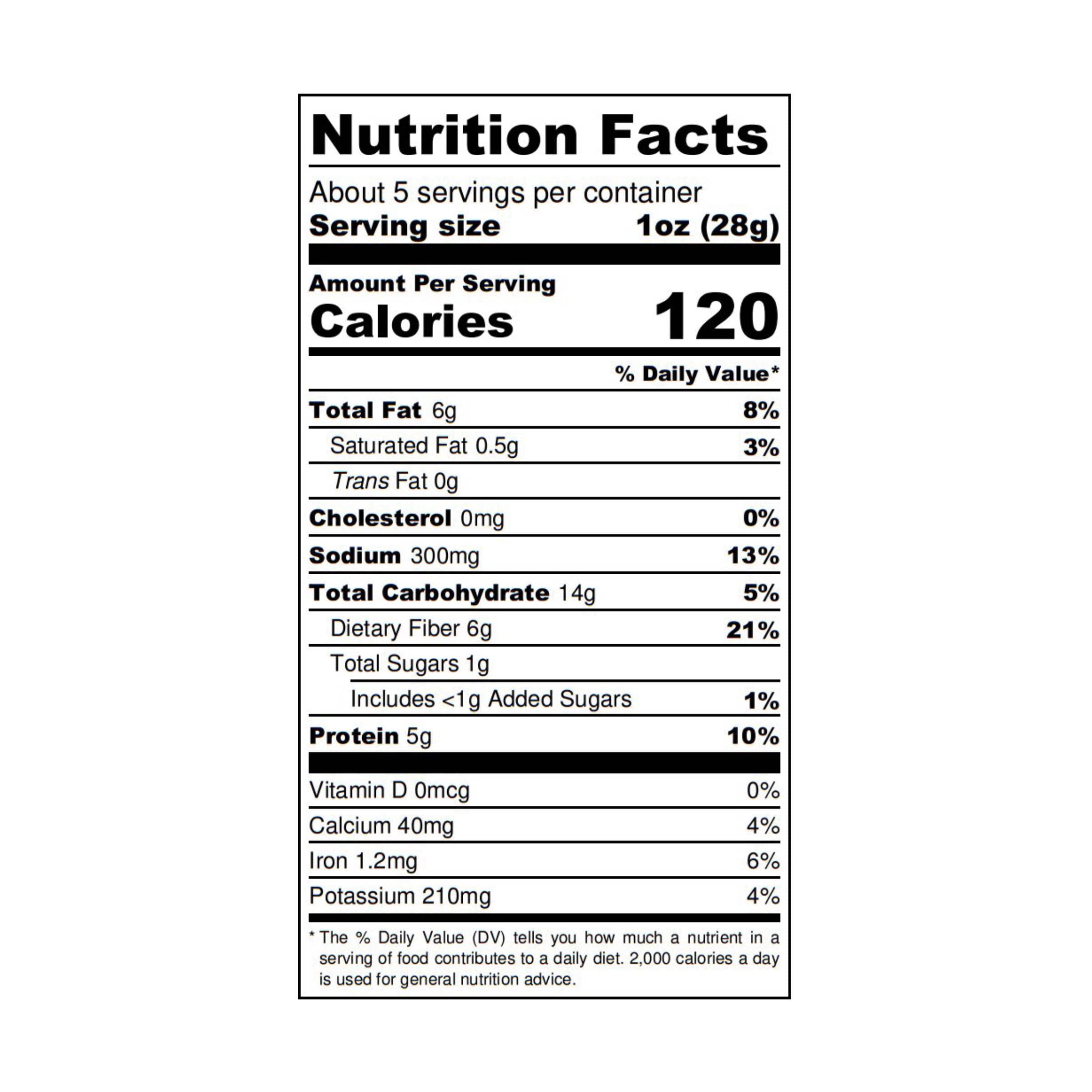 BIENA Chickpea Lil Bit Evrythin foil-pack image emphasizes portability
