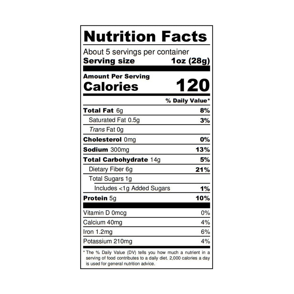 BIENA Chickpea Lil Bit Evrythin foil-pack image emphasizes portability