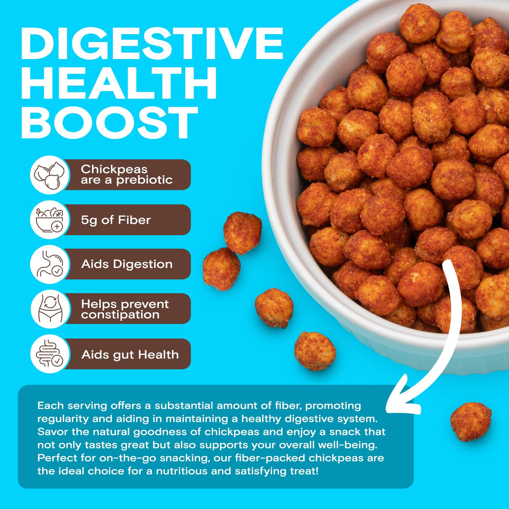 BIENA Chickpea Snacks BBQ ingredients text emphasizes gluten-free and non-GMO features.