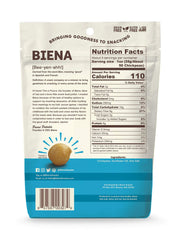BIENA snacks topping a salad for extra fiber and plant-based protein.