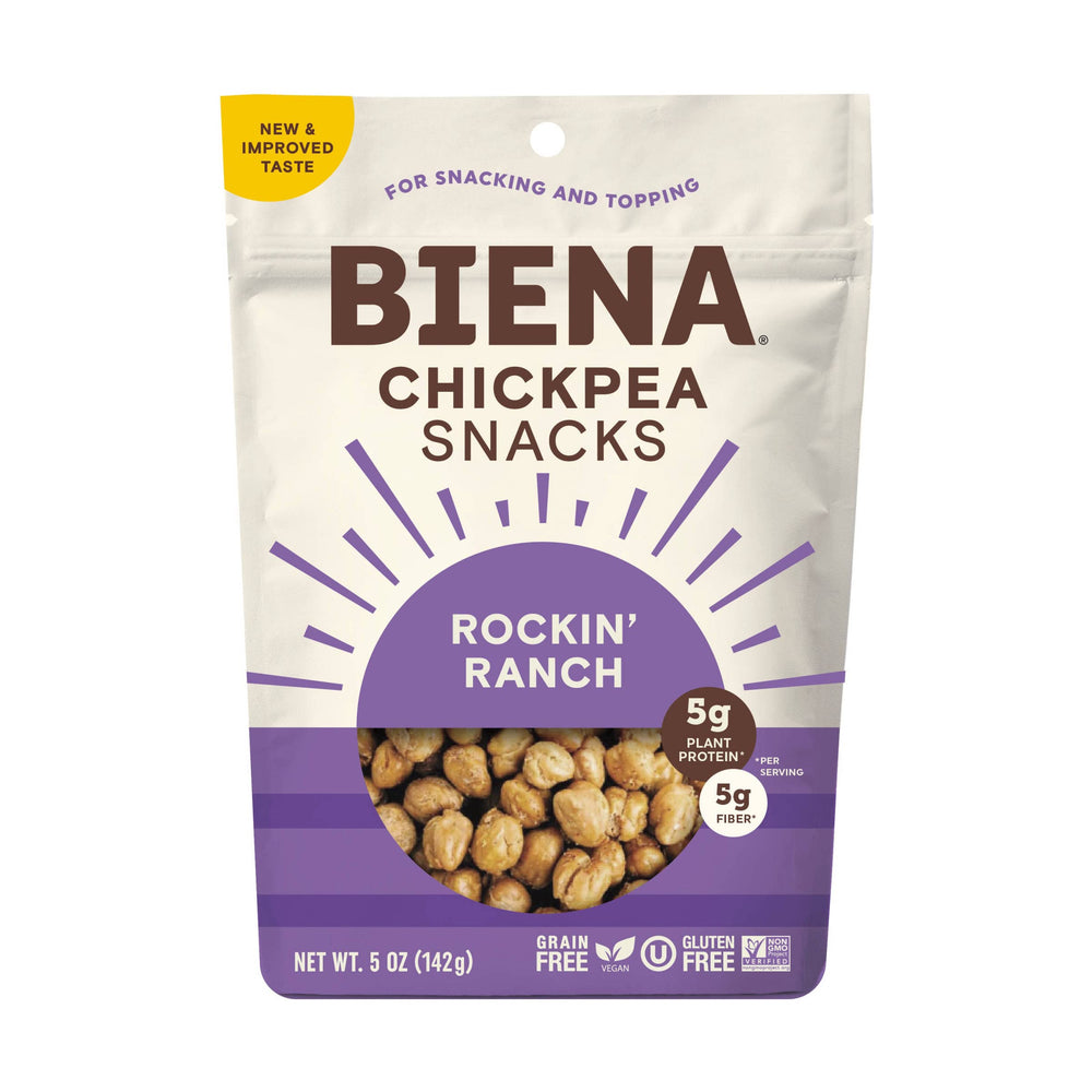 BIENA chickpeas snack in a bowl showing ready-to-eat convenience.