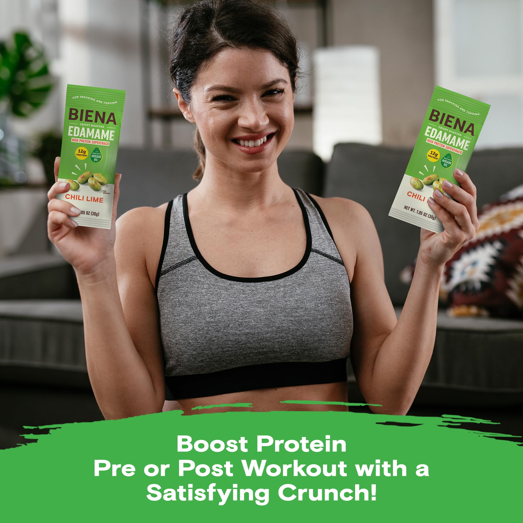 Biena Energy on the go idea, ideal for workouts and snacks