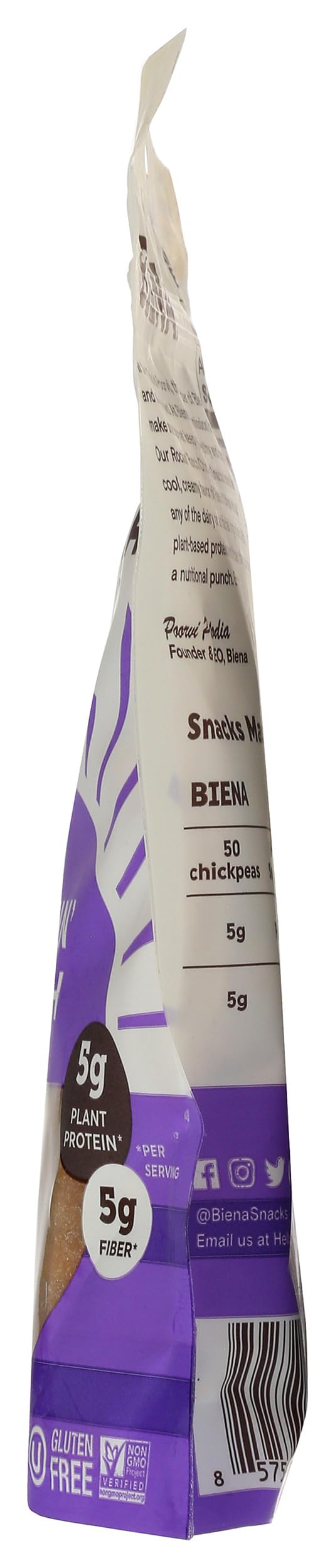 BIENA gluten-free, dairy-free, non-GMO chickpeas for clean eating.