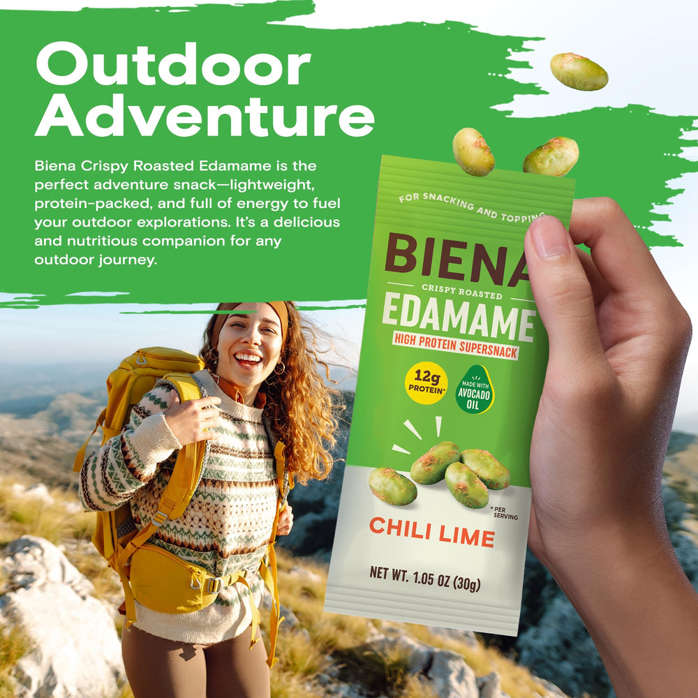 Biena Gluten-free Vegan label highlights dietary options and clean ingredients