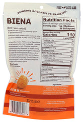 Close-up of crispy BIENA Habanero Chickpeas highlighting crunch and medium heat