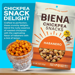 Fragrant habanero with lemon notes in BIENA chickpea snacks