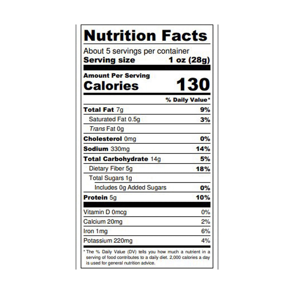 Non-GMO label on BIENA Habanero Chickpeas packaging