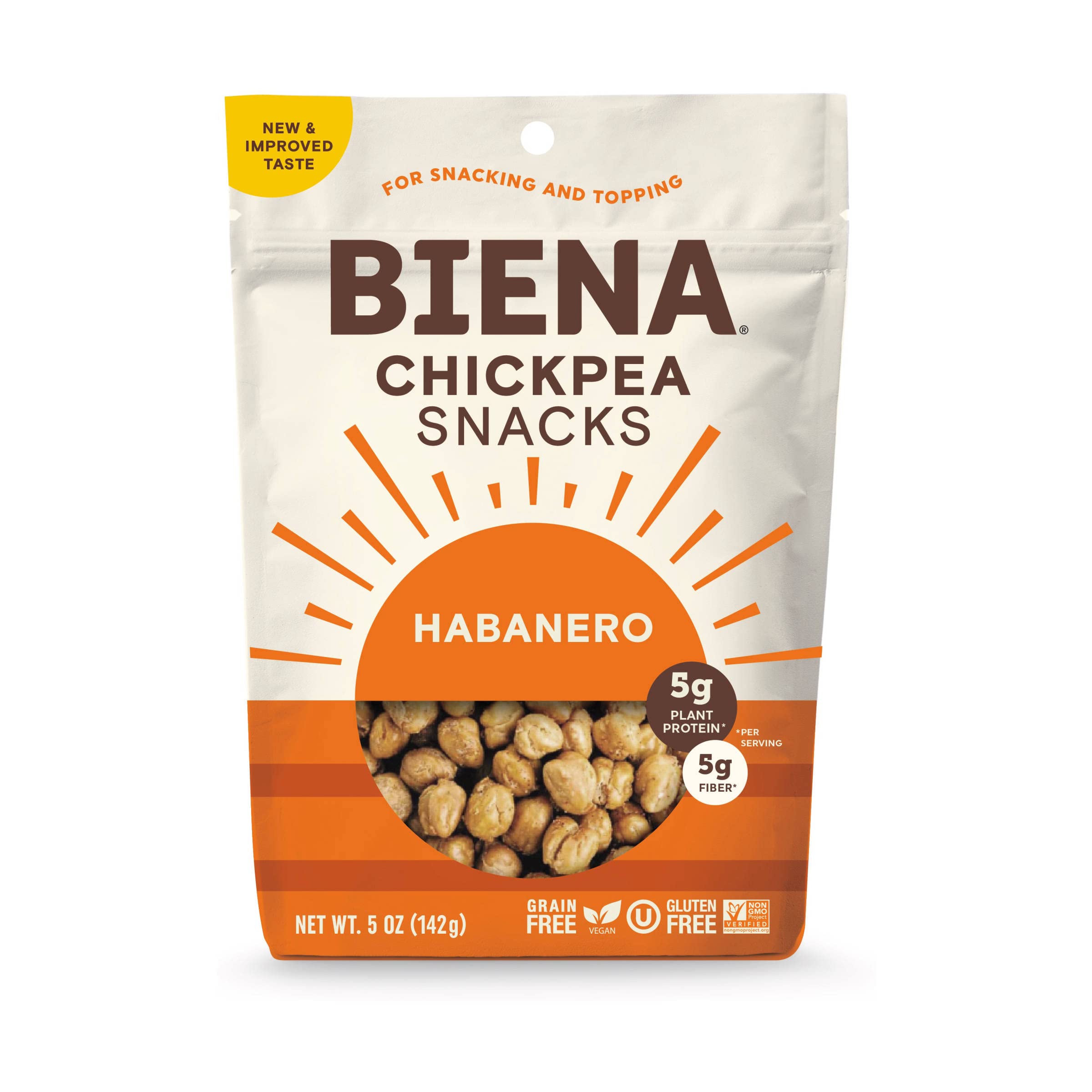 Made in the USA BIENA Habanero Chickpeas product badge