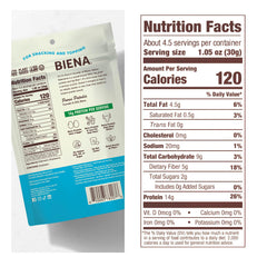 BIENA Naked Edamame on-the-go pouch for protein on busy days.