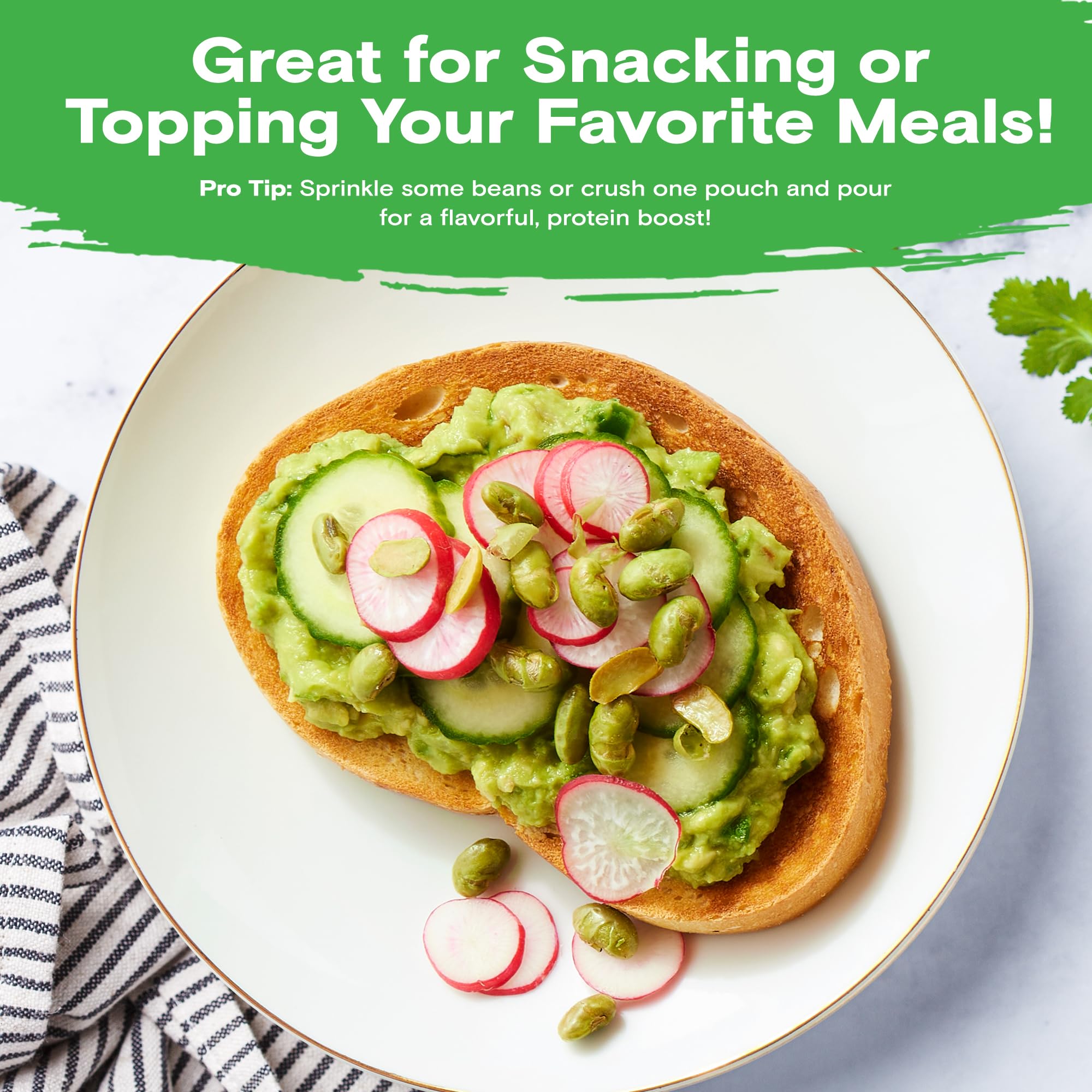 Biena Package ten-pack layout emphasizes convenient grab-and-go snacking
