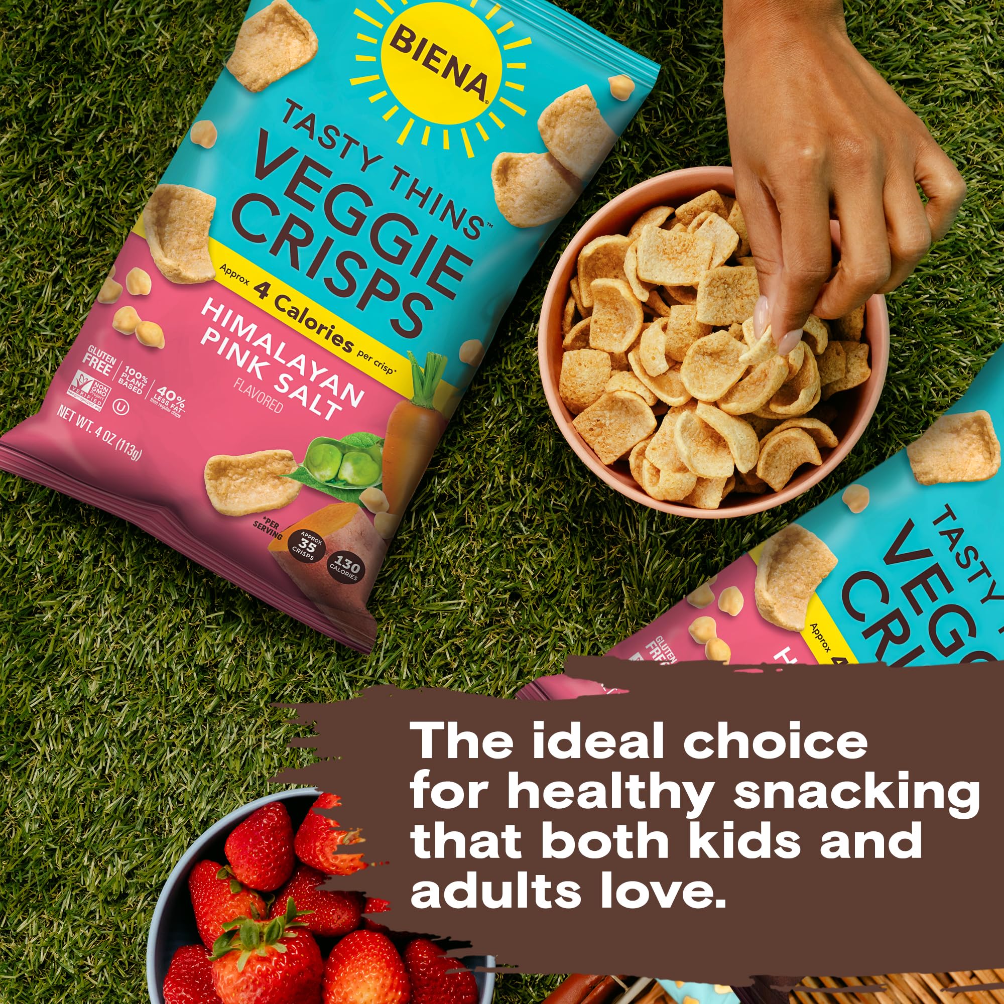 Made in the USA BIENA Tasty Thins ensure quality.