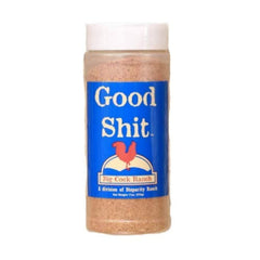 Big Cock Ranch Good Shit Seasoning on grill presents a sweet-savory barbecue upgrade